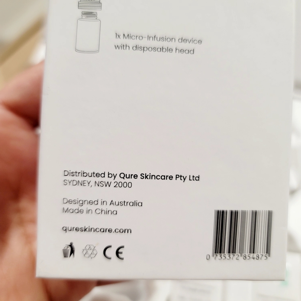 New Qure Skincare Micro-Infusion System 2 Month Supply Dark Spots Glass Skin - Picture 14 of 17